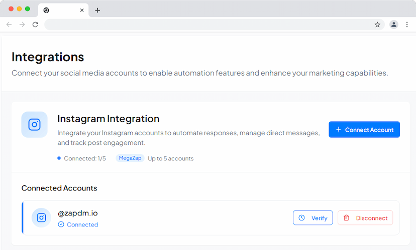 Connect Your Instagram